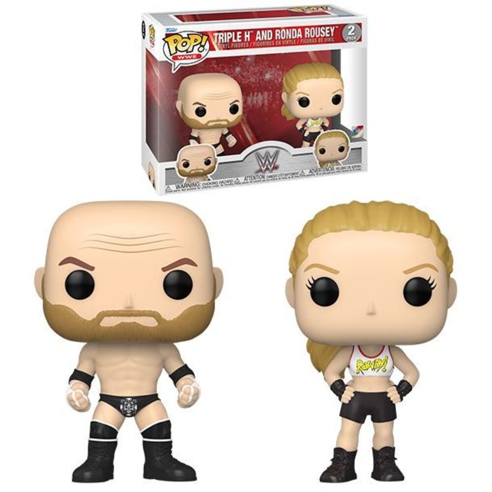 Rhonda Rousey / Triple H WWE Funko Pop! 2-Pack